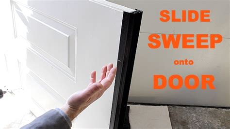 door bottom sweep slide on
